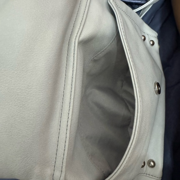 Nicole Cream Crossbody Bag with Silver Accents - Picture 4 of 8